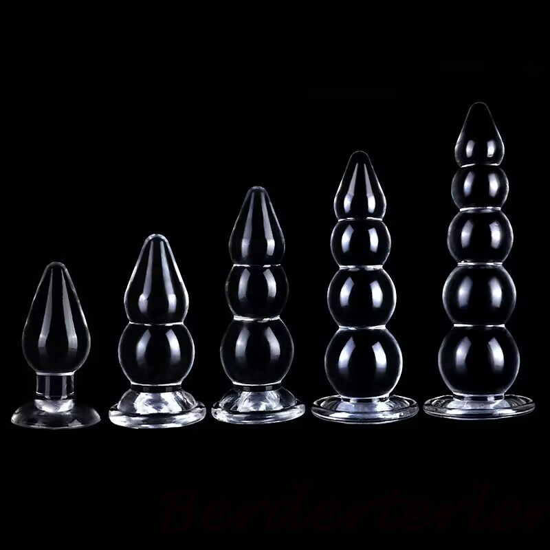 5PCS Huge Soft Anal Butt Plug Anus Vagina with Ball G-spot Masturbation Sex  Toys