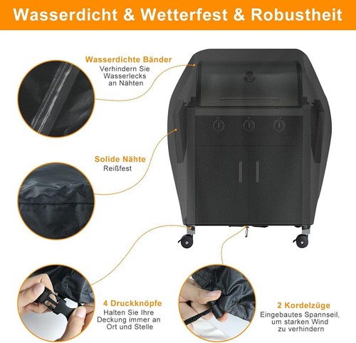 Raweao Gasgrill Abdeckhaube für Enders Chicago 3/Chicago 3R Turbo/Brooklyn Next - Bild 5 von 6