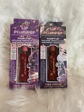 Set of 2 - Ioni Cosmetics The Beauty Fair Lip Plumper, Pink Sesame/Red Cocoa