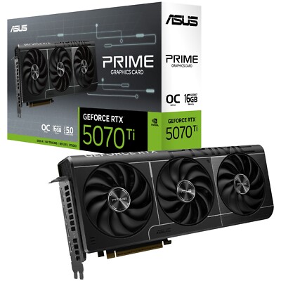 ASUS Prime GeForce RTX 5070 Ti 16GB GDDR7 OC Edition Gaming Graphics Card Dealer