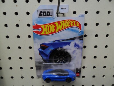 2020 Hot Wheels Blue McLaren 720S   factory 500    9/10