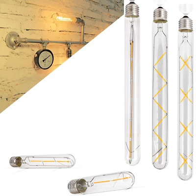 Vintage Retro E27 T30 LED Glühfaden Glühlampen 2W 3W 4W 5W 6W 8W Warmweiß Lampen - Bild 1 von 4