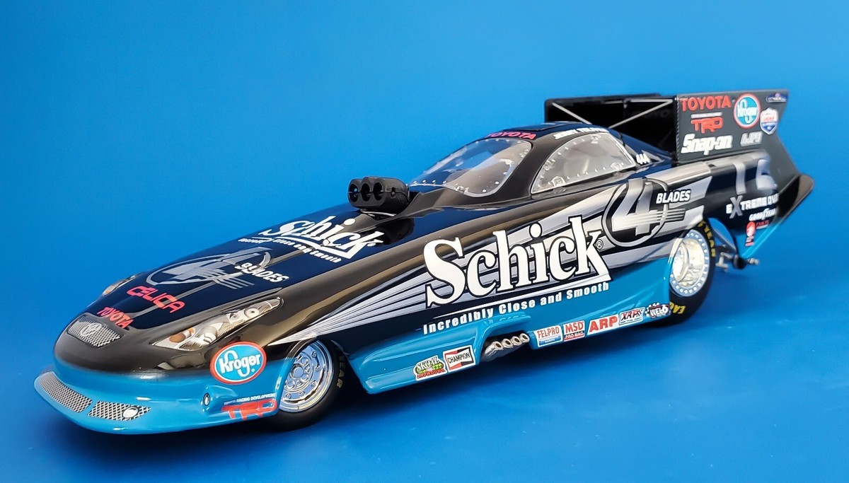 2004 AUTHENTICS 1/24 JERRY TOLIVER SCHICK TOYOTA CELICA NHRA FUNNY