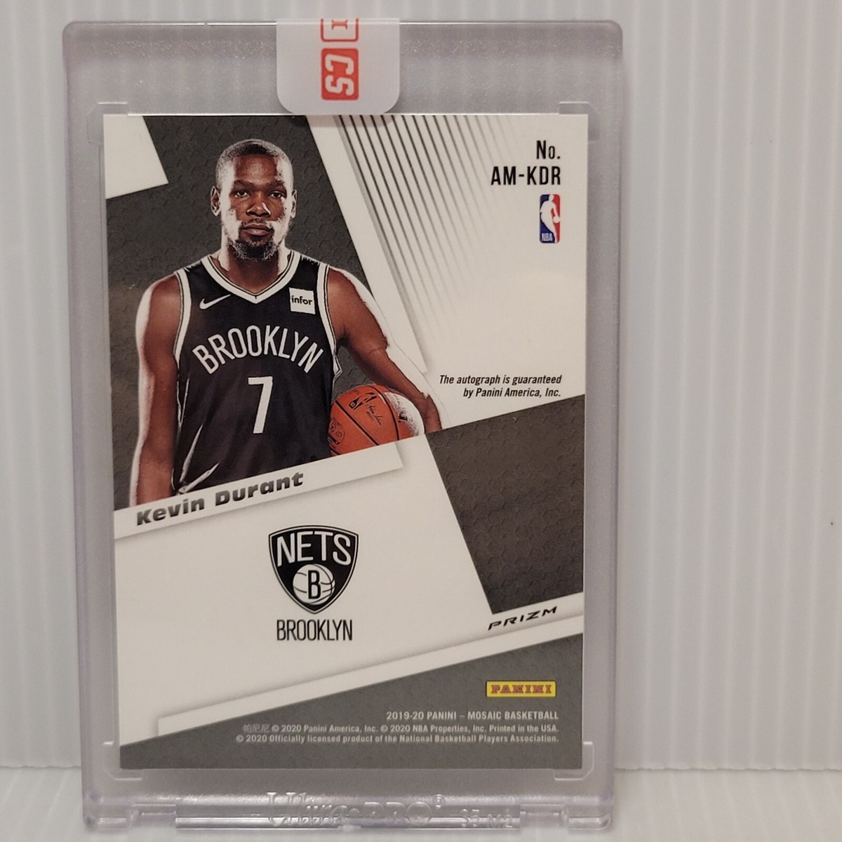 NBAカード　Kevin Durant auto mosaic 直書サイン Kevin Durant 2019 Mosaic Autographed On-Card Holo Prism