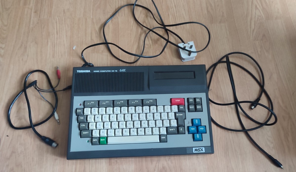 Toshiba Home Computer HX-10, MSX 64k, tested - working, Boxed