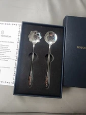 Harry Winston x Peninsula Hotels Spoon 2 Types Set Caratry Novelty Silver Spoons