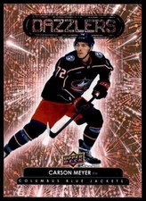 Carson Meyer 2022-23 Upper Deck Dazzlers Pink #DZ-79 Columbus Blue Jackets