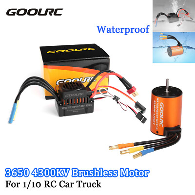 GoolRC 3650 4300KV Brushless Motor Upgrade Waterproof w/60A ESC