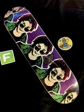 SUPER RARE Bryan Herman Pop Art Baker Skateboard Deck Pro Rider In Shrink