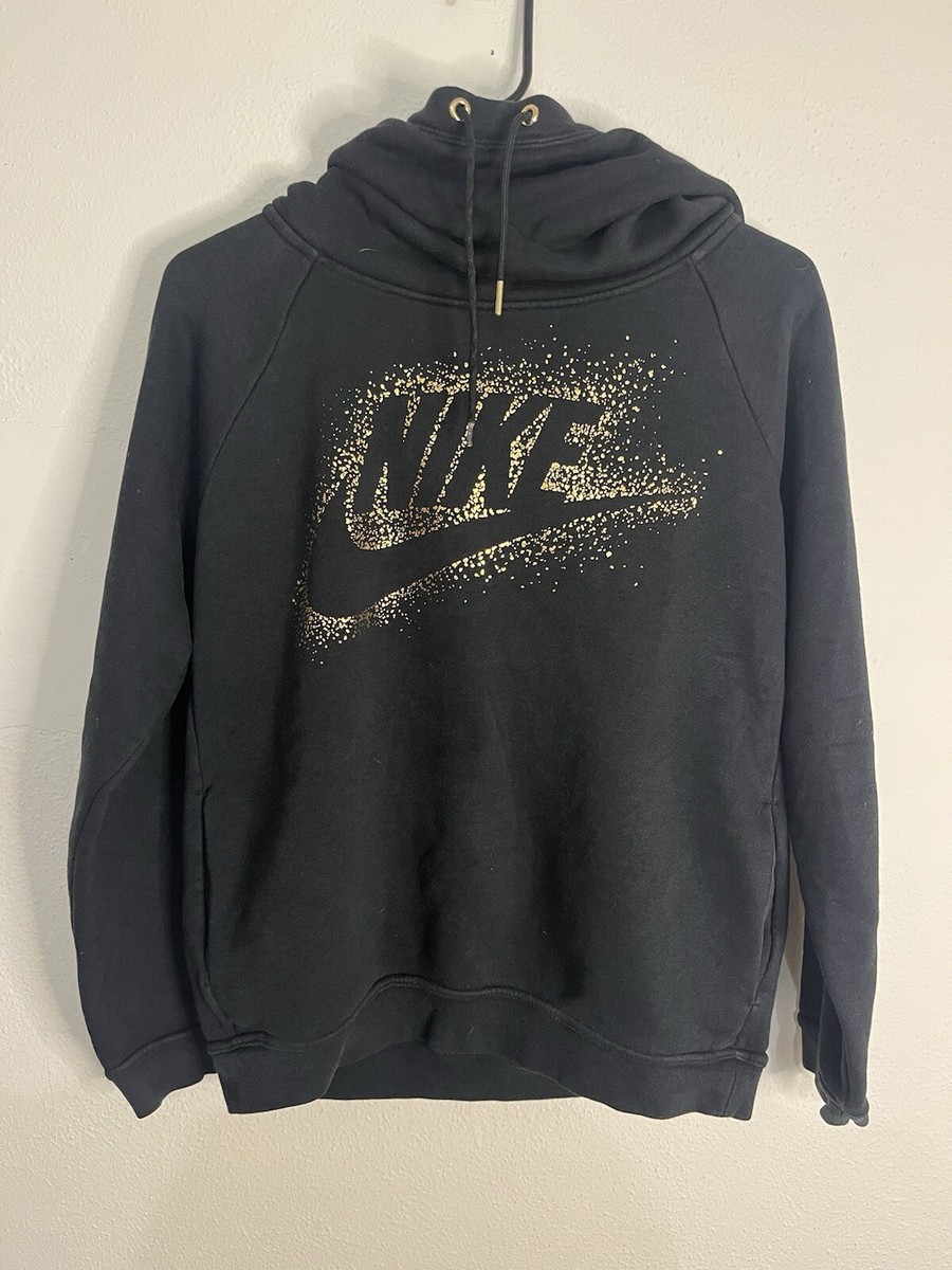 gold nike hoodie womens