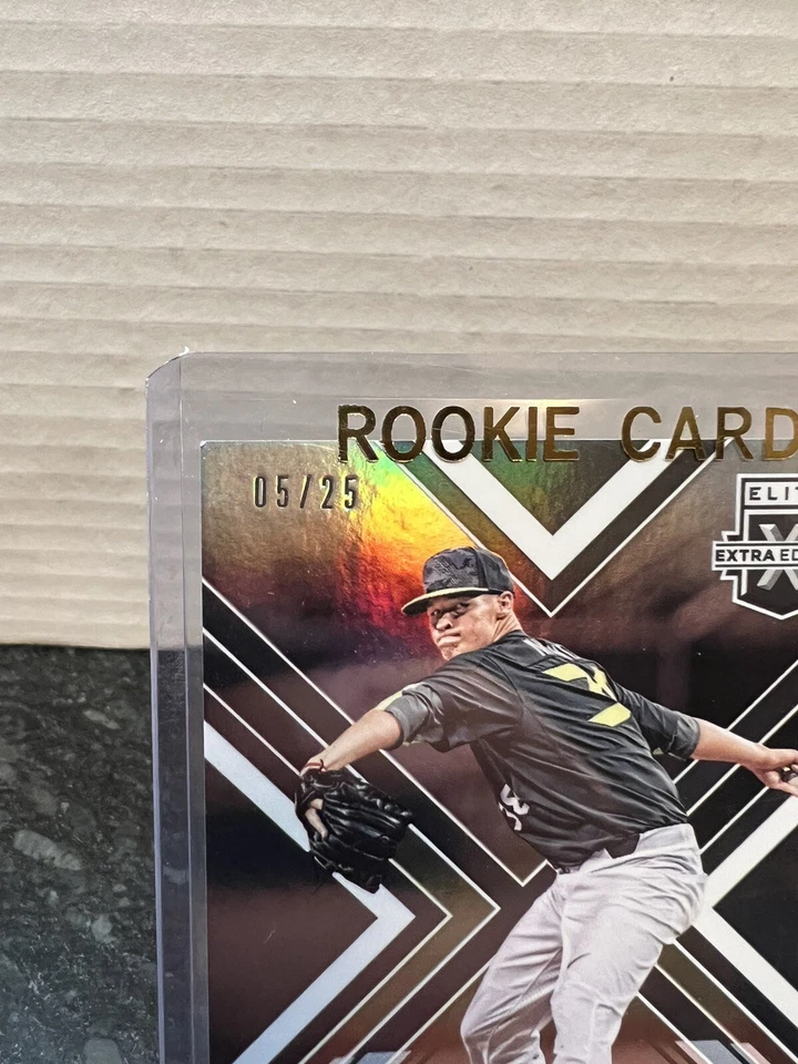 2016 Panini Elite Extra Edition Autograph Matt Manning # /25 Detroit Tigers - Image 2 of 3