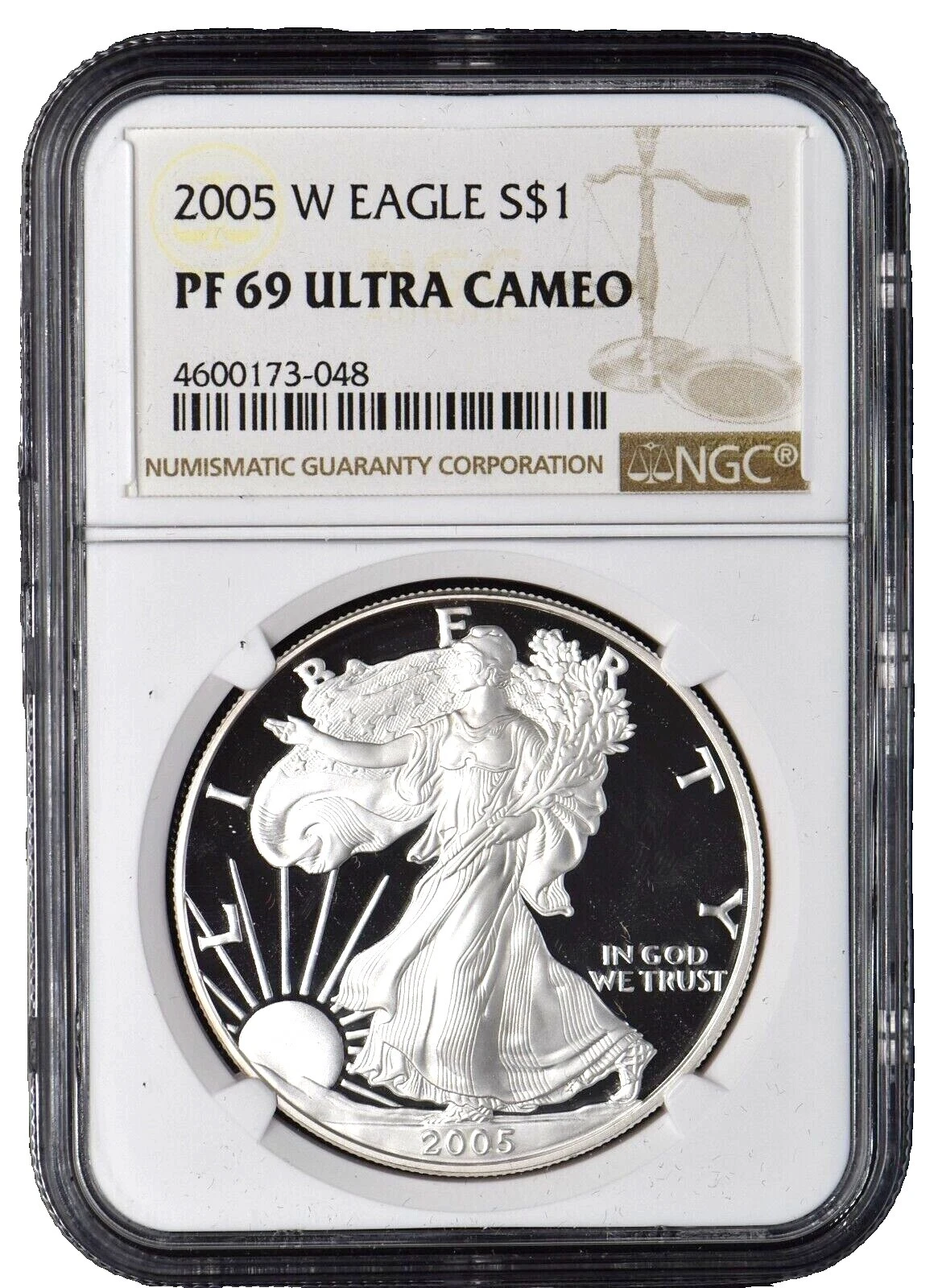 Серебряные монеты Американский орел 2005