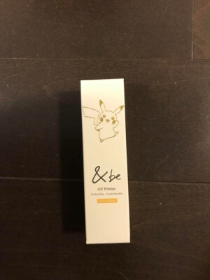&be Pokemon Face UV Primer Pikachu Eevee Jigglypuff Snorlax Limited Edition