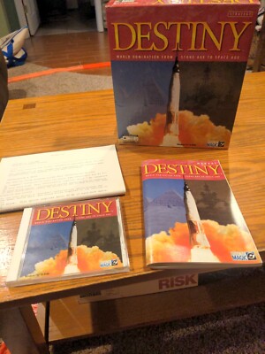 DESTINY WORLD DOMINATION From Stone Age to Space Age PC CD-ROM Win95 1996 Box
