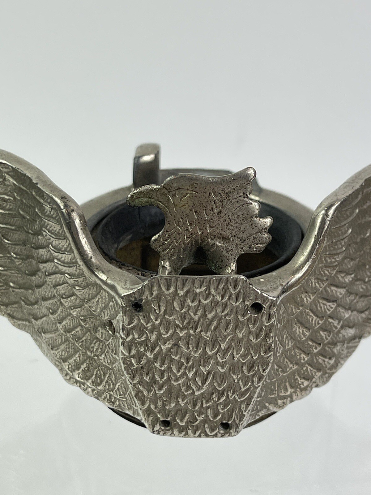 Antique KEYSTONE radiator cap motometer hood ornament metal eagle Heavy