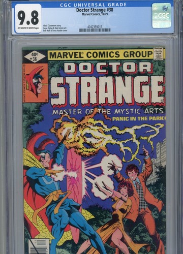 DOCTOR STRANGE #38 MT 9.8 CGC CLAREMONT STORY COLAN ART HALL COVER