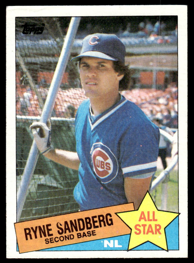 1985 Topps #713 Ryne Sandberg - Chicago Cubs | eBay