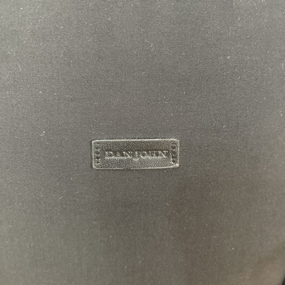 Dan John men's black backpack/ rucksack/ laptop bag Rear Security Zips