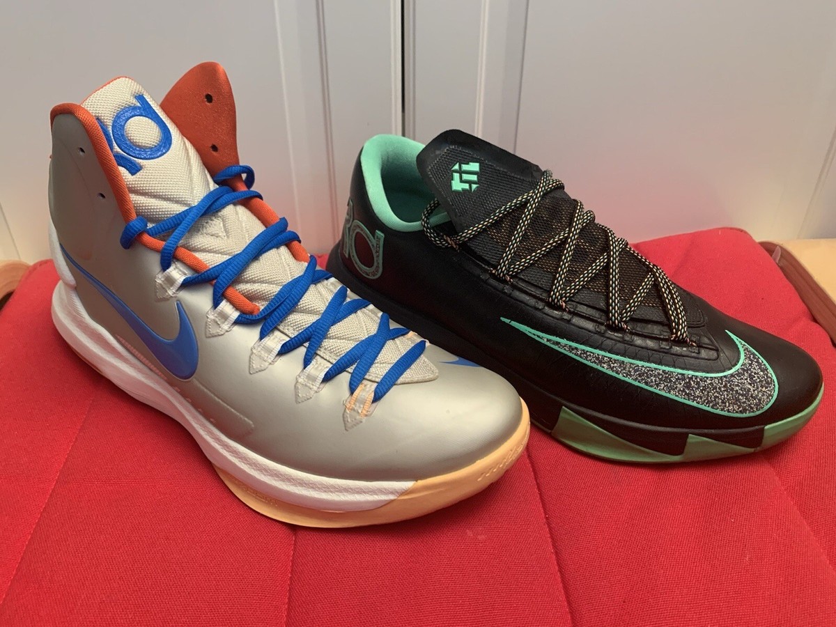 Nike Kevin Durant KD 5 Birch / KD 6 Brazil Lot Bundle Pre 