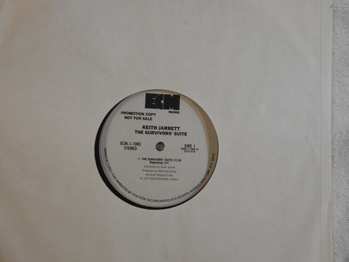 Keith Jarrett "The Survivors' Suit" Pristine NEVER PLAYED ECM Vinyl! SEE PHOTOS! - Picture 5 of 6