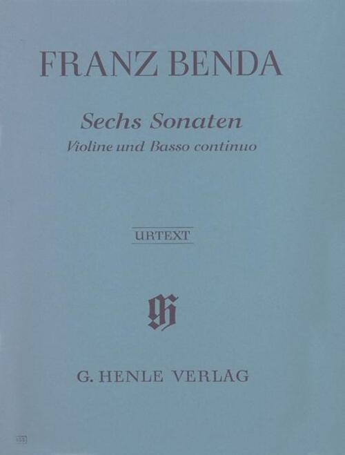 Thumbnail - Franz Benda | 6 Sonaten | Taschenbuch | Deutsch (1998) | G. Henle