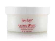 Ben Nye Clown White 8 oz Theatrical Stage Makeup Creme Face Paint 226 gm CW4