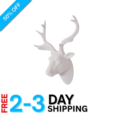 Contemporary Felt Deer Head Wall Mount Decor - Perfect Housewarming Gift