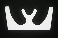 DENTAL OCCLUSAL MAXILLARY CASTING PLASTIC FOX PLANE PLATE WHITE AUTOCLAVABLE 