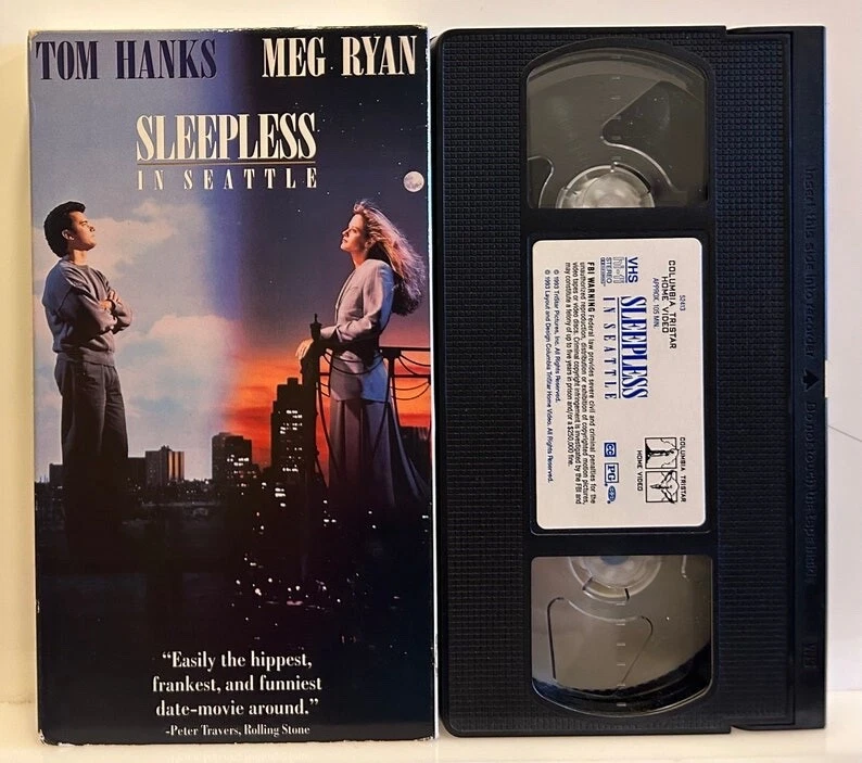 Sleepless In Seattle: Meg Ryan & Tom Hanks (VHS, Romance/Family, 1993) - Image 2 of 4