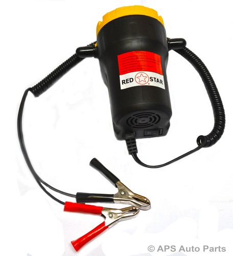 12V Transfer Pump Extractor Engine Oil Tank Hose Electric Remove Siphon Car Bike - Picture 3 of 5