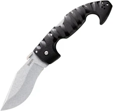 Cold Steel Spartan Lockback Black Folding AUS-10A Stainless Pocket Knife