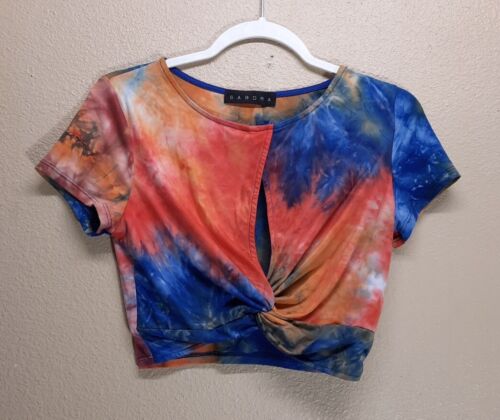 Sabora Damen mittelkurzarmiges kurzärmeliges Shirt - mehrfarbig, gefärbt - Bild 1 von 9