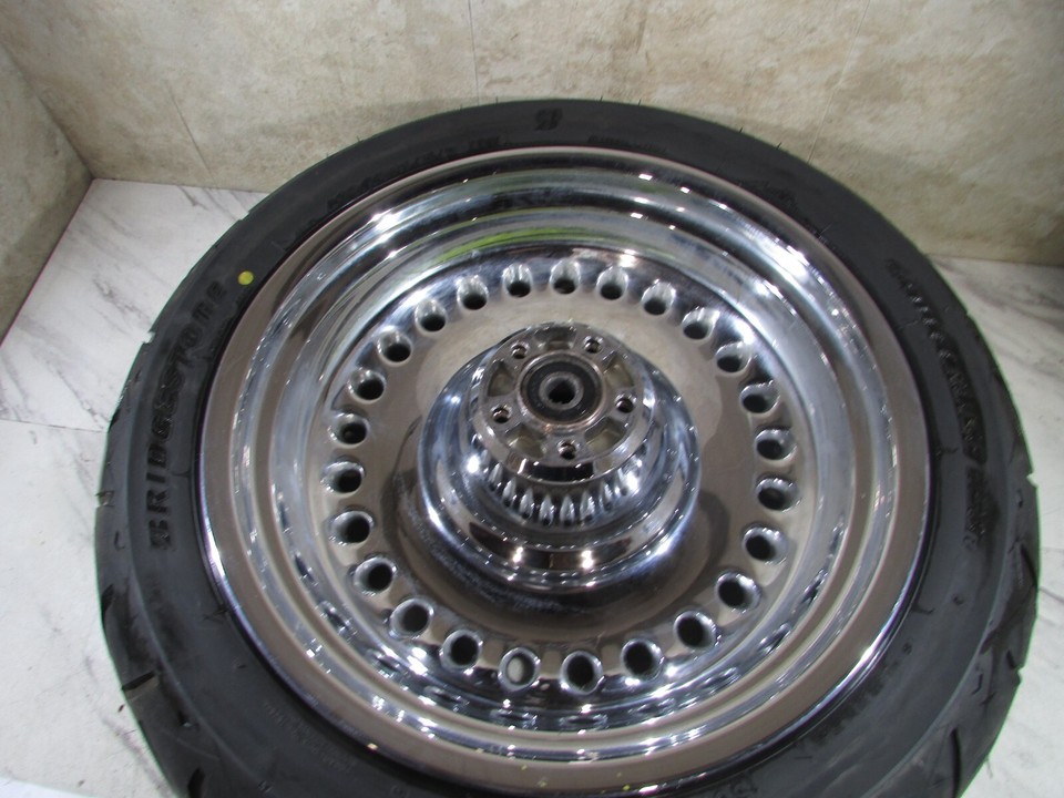 REAR WHEEL & 200/55R17 TIRE, 2007 HARLEY DAVIDSON SOFTAIL FATBOY ...