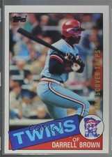 2017 Topps Rediscover Topps Buybacks Gold Darrell Brown #1985-767 0af