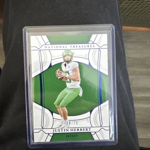 Justin Herbert 2022 National Treasures /75
