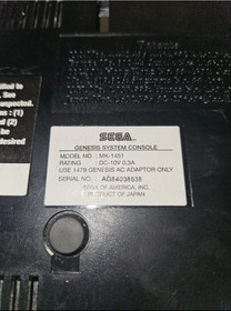 Sega Genesis MK-1451 CLEAN Console & Controller Lot - Risk, Tiny Toons, Pac Man2