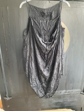 RUNDHOLZ DIP Top Gr.M Schwarz Seide