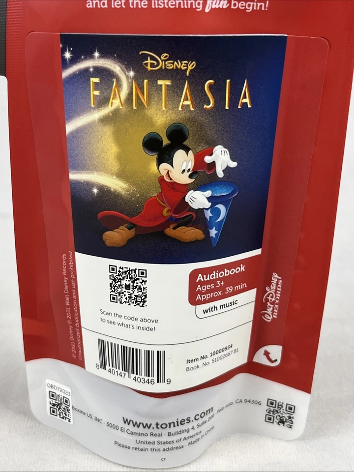 TONIES Disney Fantasia Mickey Mouse Musical Songs Figure Brand New - Sealed - Image 4 of 4
