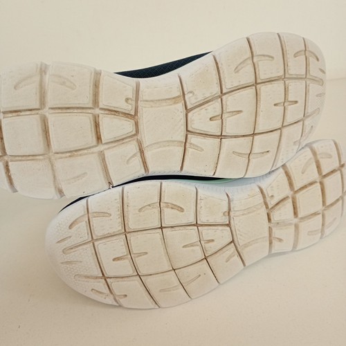 Scarpe da ginnastica donna Skechers blu e acqua slip on memory foam - taglia UK 7 - Foto 12 di 12