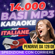 CHIAVETTA 14.000 Basi KARAOKE SOLO ITALIANE MP3 CON TESTO AGGIORNATE ULTIME 2026