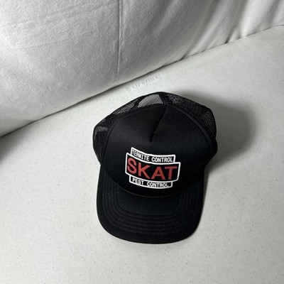 Termite Control SKAT Pest Control Adjustable Strap Mesh-Back Black Hat