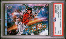 2023 Topps Cosmic Chrome #SN15 Supernova Corbin Carroll Rookie SP Inserto PSA 9