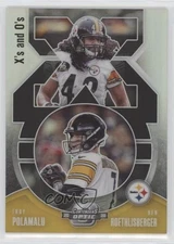 2020 Panini Contenders Optic Xs and Os Ben Roethlisberger Troy Polamalu HOF