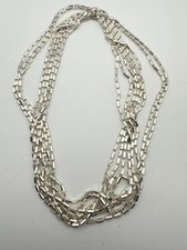 Milor 925 Italy sterling silver chain long Necklace 125 super heavy
