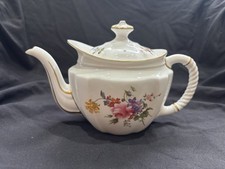Vintage Royal Crown Derby "Derby Posies" Small  Teapot & Lid 🌸💜🌿🌼💚