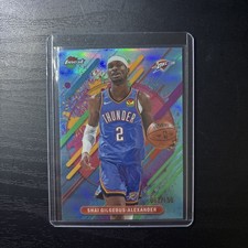 2026 Topps Finest NBA Shai Gilgeous-Alexander Thunder Refractor #160 /150