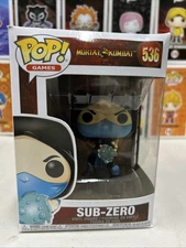 Funko POP! Games Mortal Kombat Sub-Zero #536 Vinyl Figure DAMAGED BOX SEE PICS