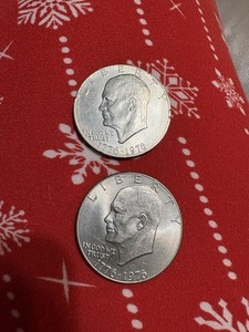 (2) Two Bicentennial Silver Dollar Coin   set 1776-1976
