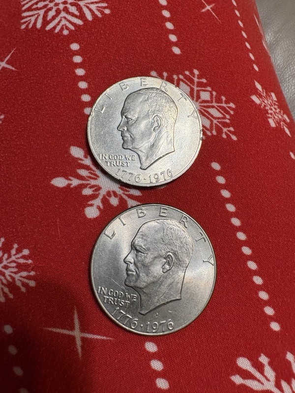 (2) Two Bicentennial Silver Dollar Coin   set 1776-1976