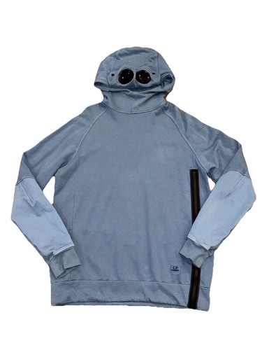 CP Company C.P. Goggles Pullover Hoodie Sweatshirt Sz Large L Blue